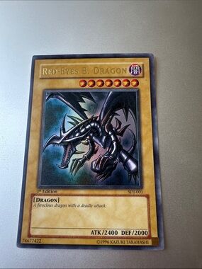 Yu-Gi-Oh! Red-Eyes B. Dragon Card - 1st Edition (SDJ-001)